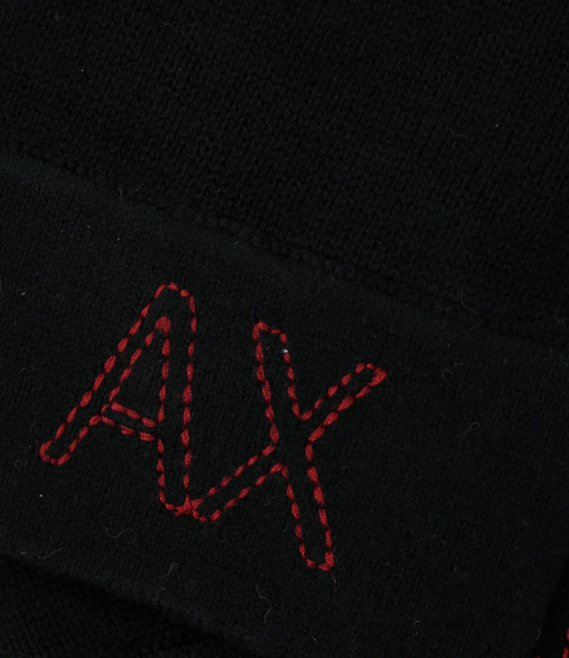 ARMANI EXCHANGE juodos pirštinės