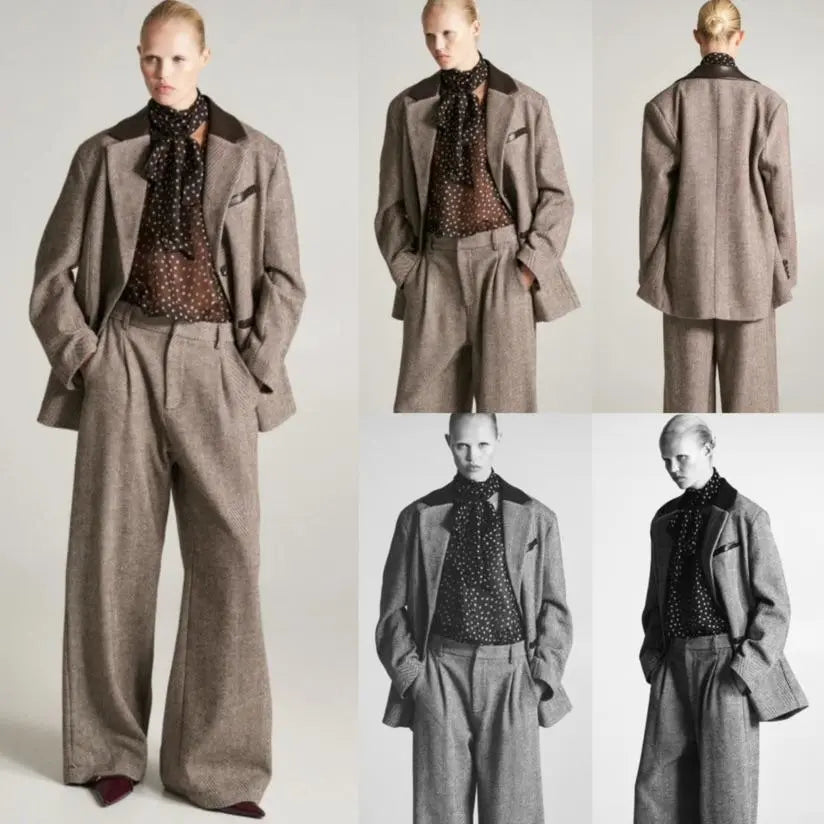 Lumina rudas trumpas paltas moterims