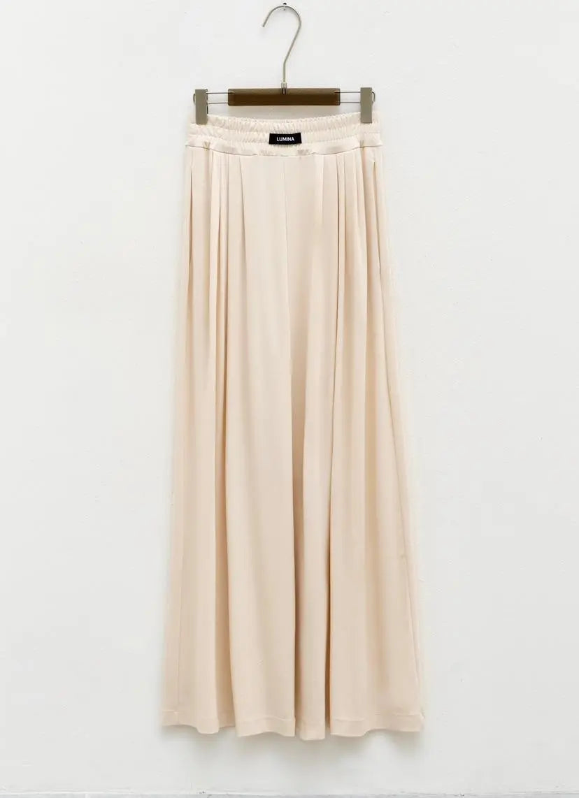 Lumina kreminės laisvalaikio kelnės moterims