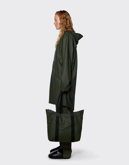 RAINS Tote Bag Rush Green rankinė