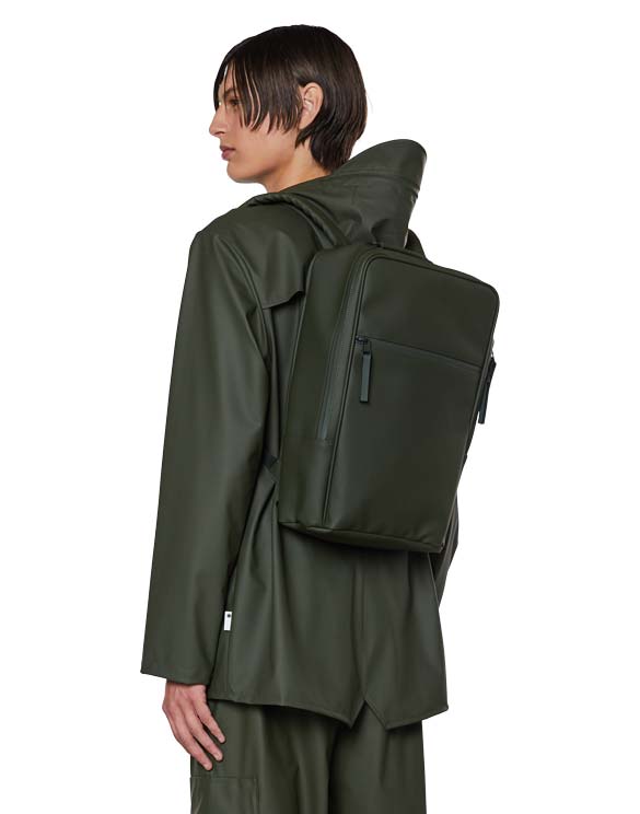 Rains Book Backpack Green kuprinė