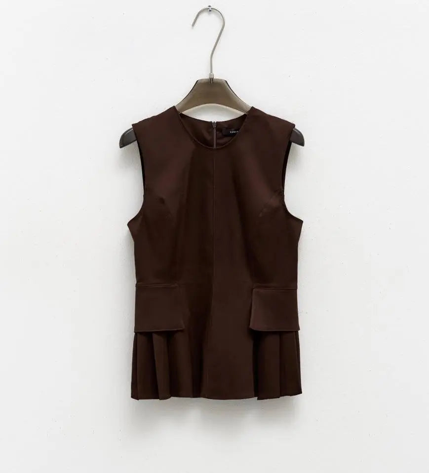 LUMINA brown blouse for women