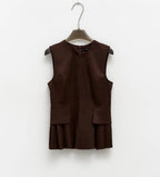 LUMINA brown blouse for women