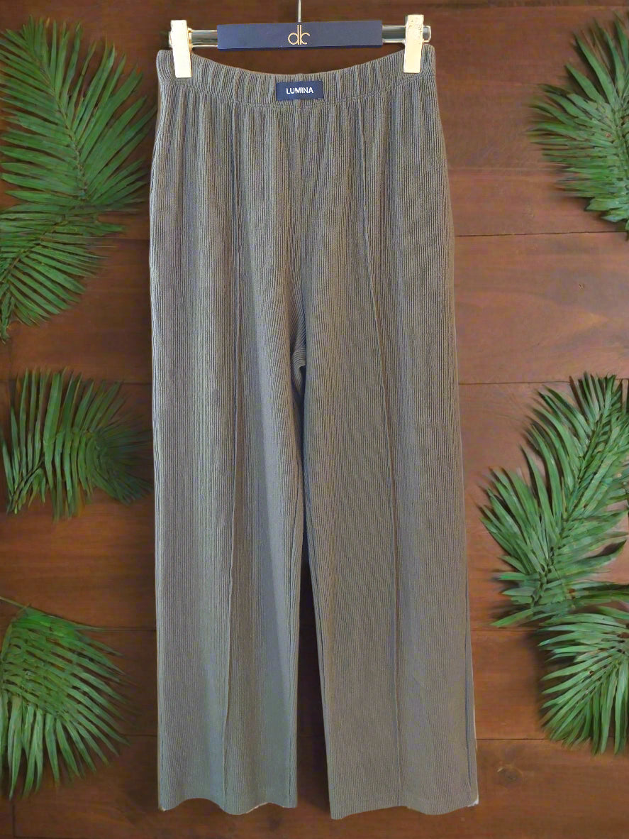 Lumina žalios  kelnės moterims