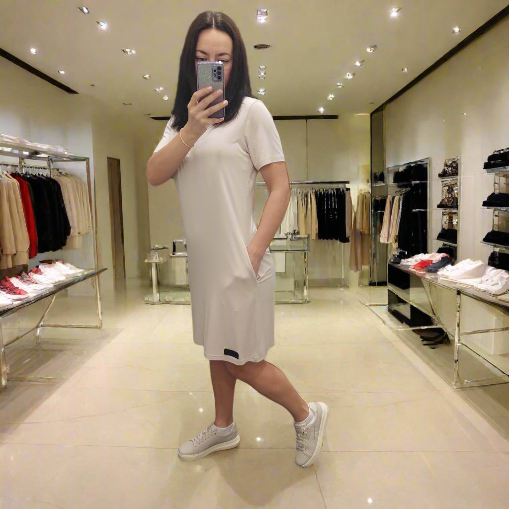 PEPPER Seashell bamboo dress for women