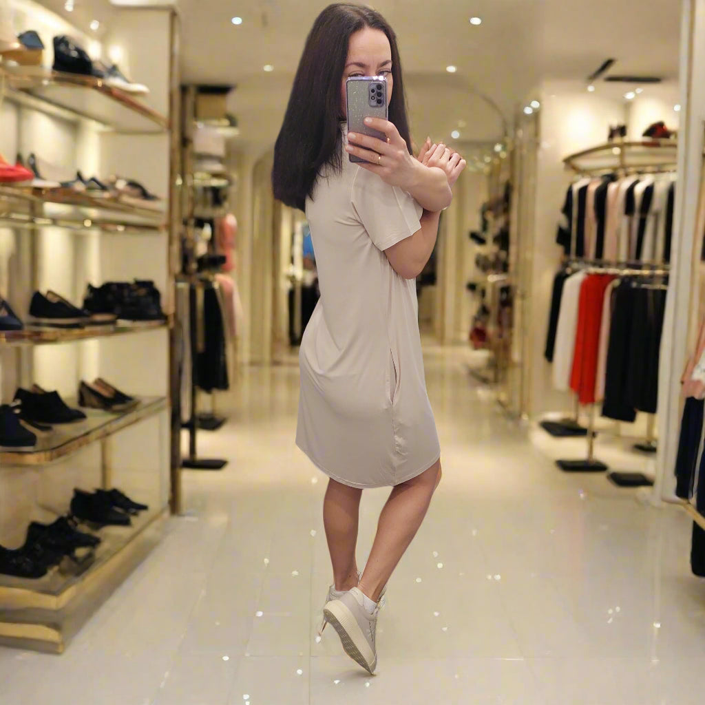 PEPPER Seashell bamboo dress for women