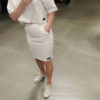 PEPPER Pique Of White sijonas moterims