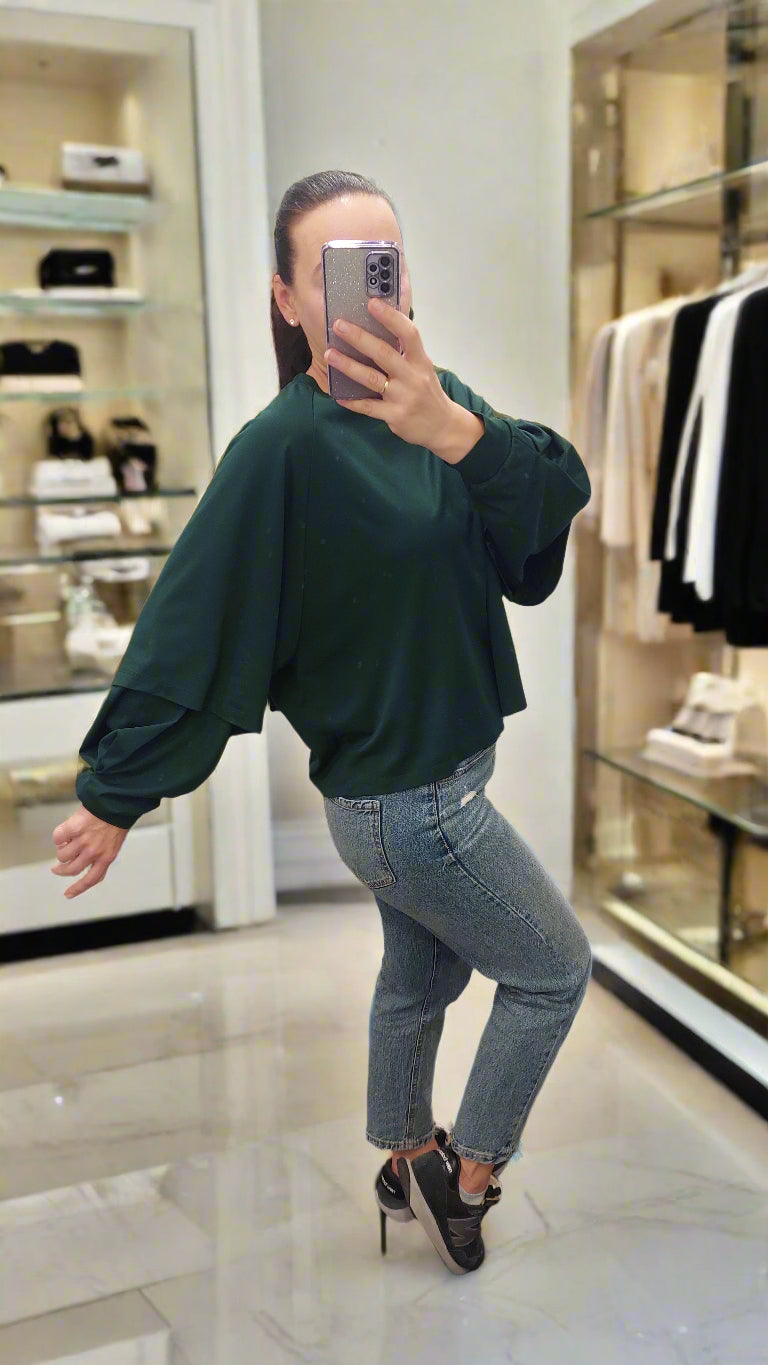 LUMINA žalia palaidinė moterims