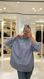 ALTAMIRA dryžuoti marškiniai moterims