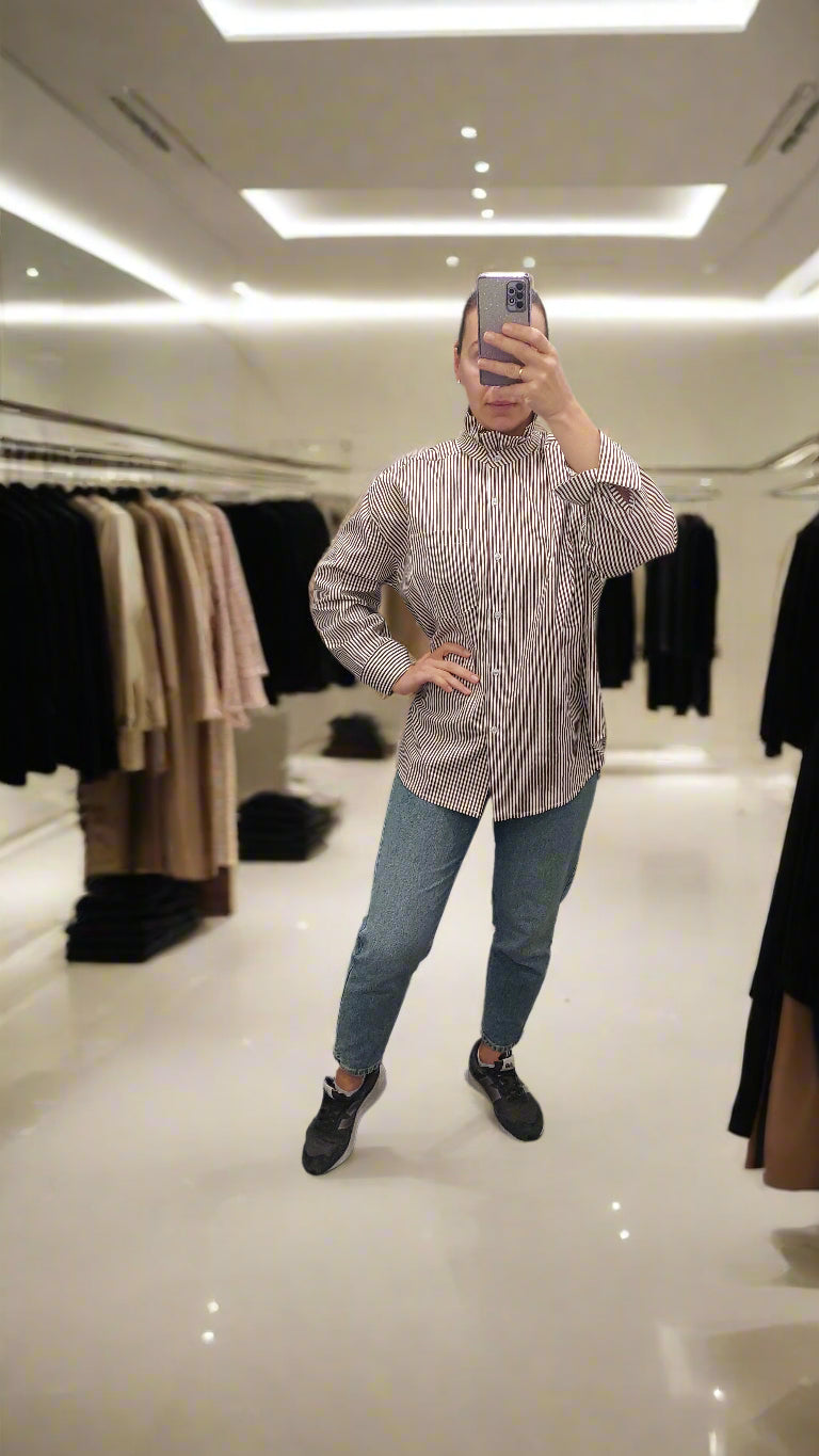 ALTAMIRA dryžuoti marškiniai moterims