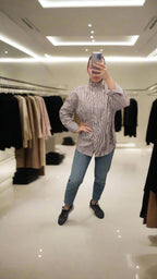 ALTAMIRA dryžuoti marškiniai moterims