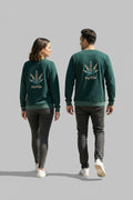 PEPPER UNISEX Opal Green sweatshirt with inscription 