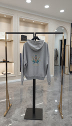 PEPPER UNISEX Grey hoodie 