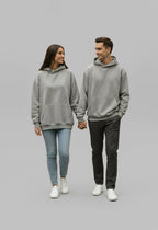 PEPPER UNISEX Grey hoodie 