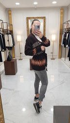 ALTAMIRA belted sweater for women