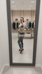 ALTAMIRA belted sweater for women