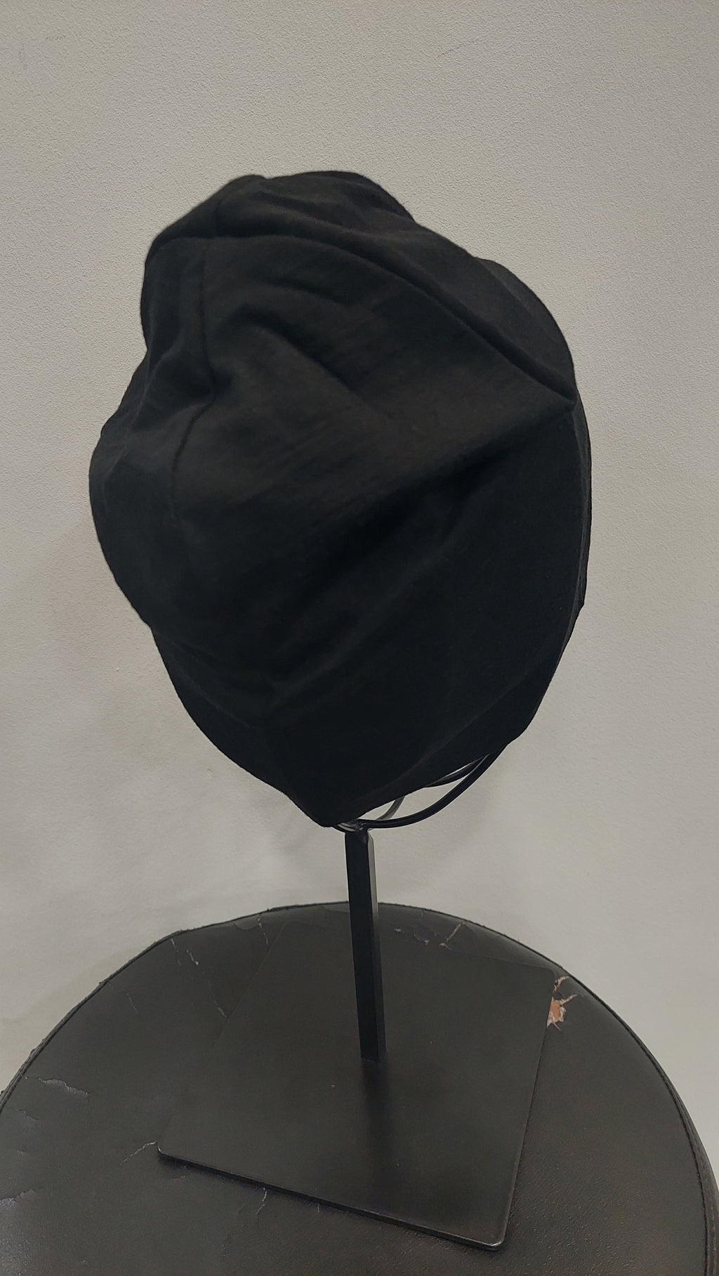 PEPPER UNISEX black merino vilnos kepurė