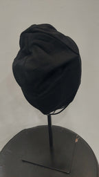 PEPPER UNISEX black merino vilnos kepurė