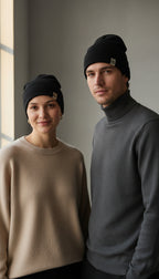 PEPPER UNISEX grey merino vilnos kepurė