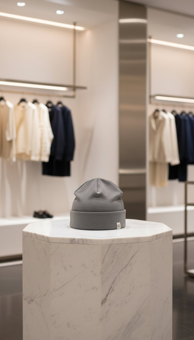 PEPPER UNISEX pilka medvilninė kepurė