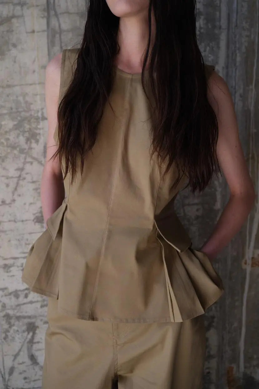 LUMINA beige palaidinė moterims