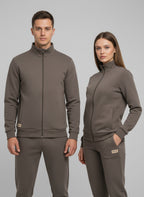 PEPPER UNISEX Comfort Slate džemperis su užtrauktuku