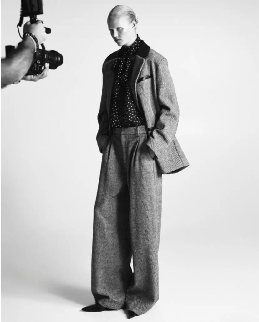 Lumina pilkas trumpas paltas moterims