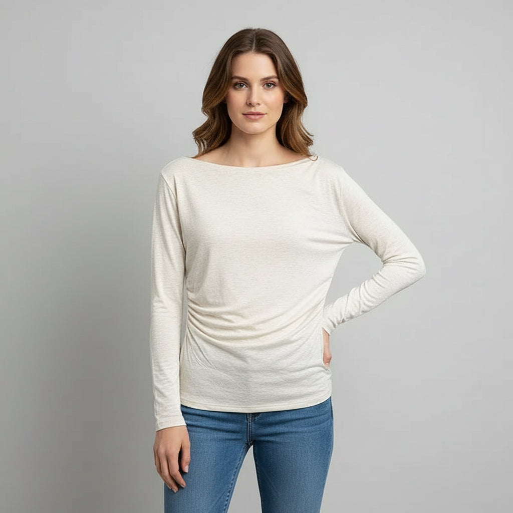 ALTAMIRA black thin blouse for women