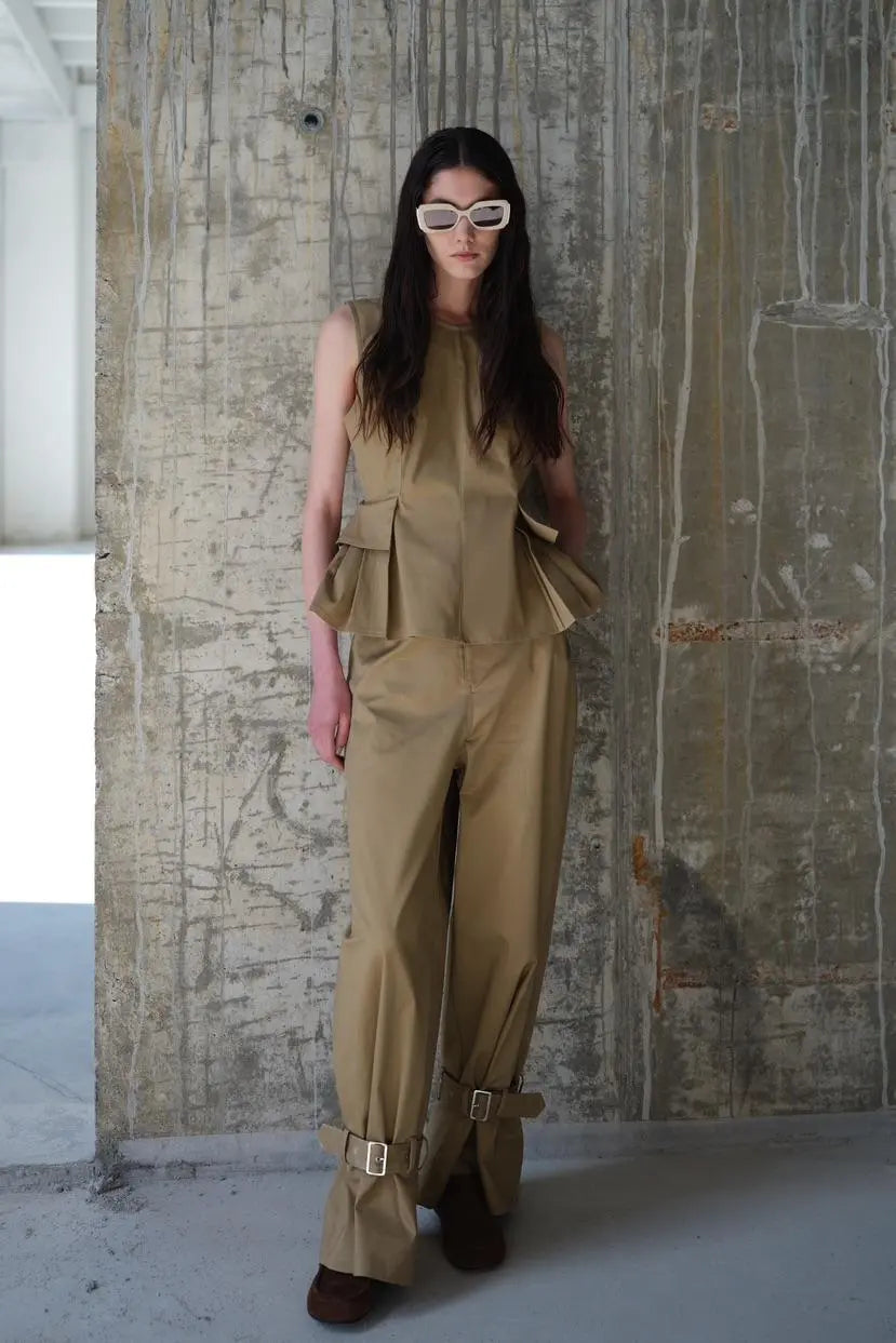 LUMINA beige palaidinė moterims