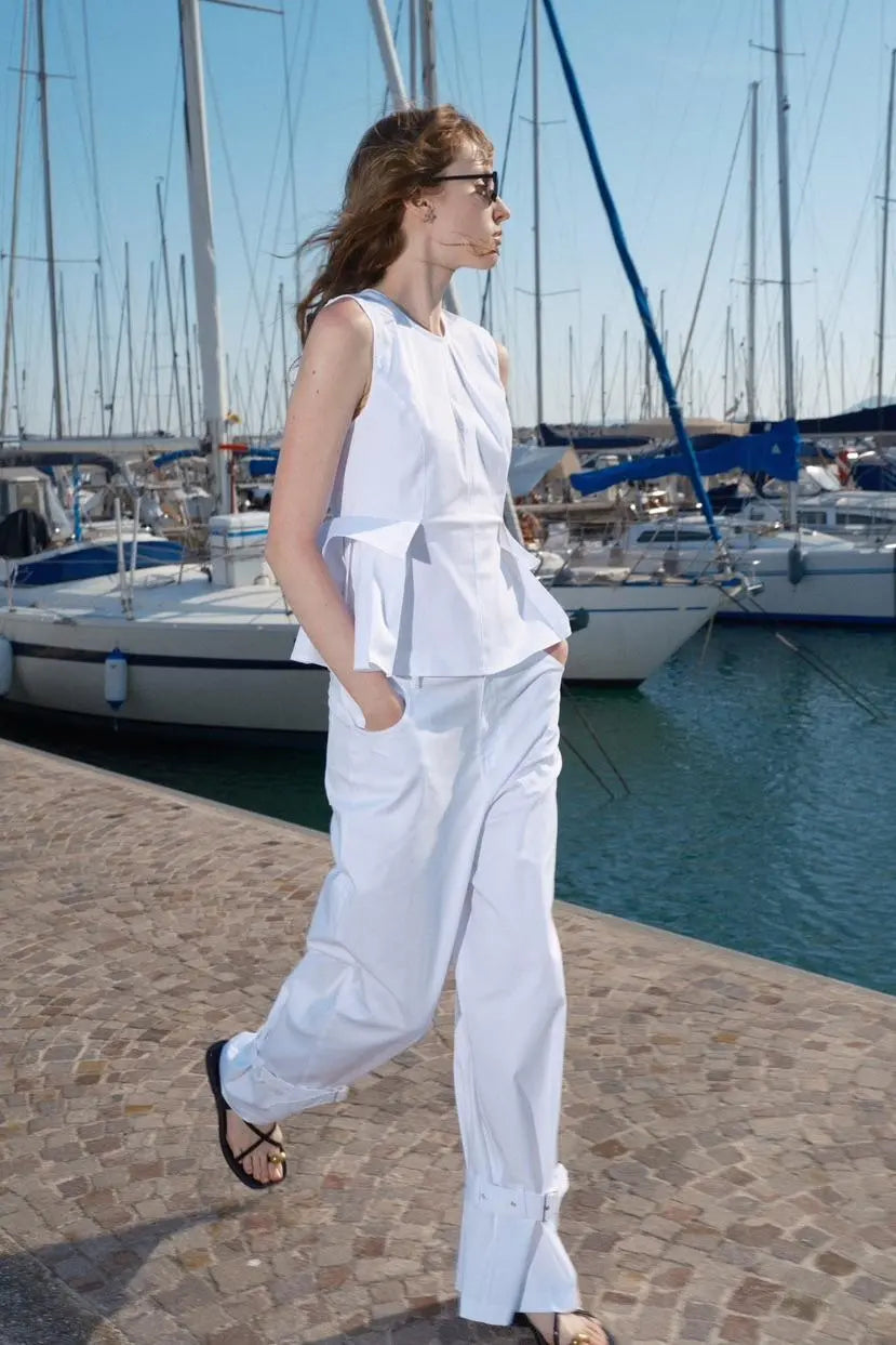 LUMINA balta palaidinė moterims