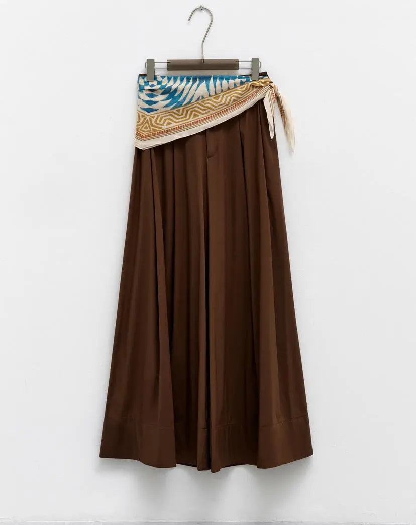 LUMINA rudos kelnės moterims