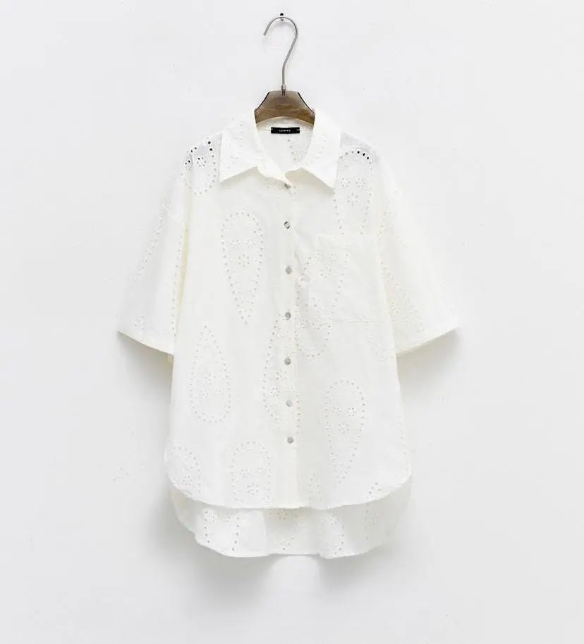 ALTAMIRA cream blouse for women