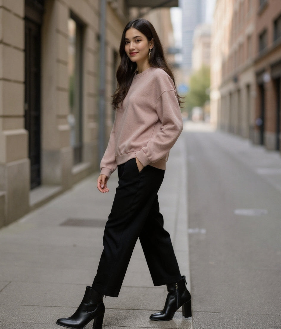 PEPPER UNISEX Dream Pink sweater