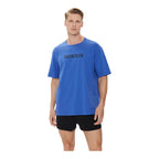 CALVIN KLEIN mėlyni marškinėliai vyrams