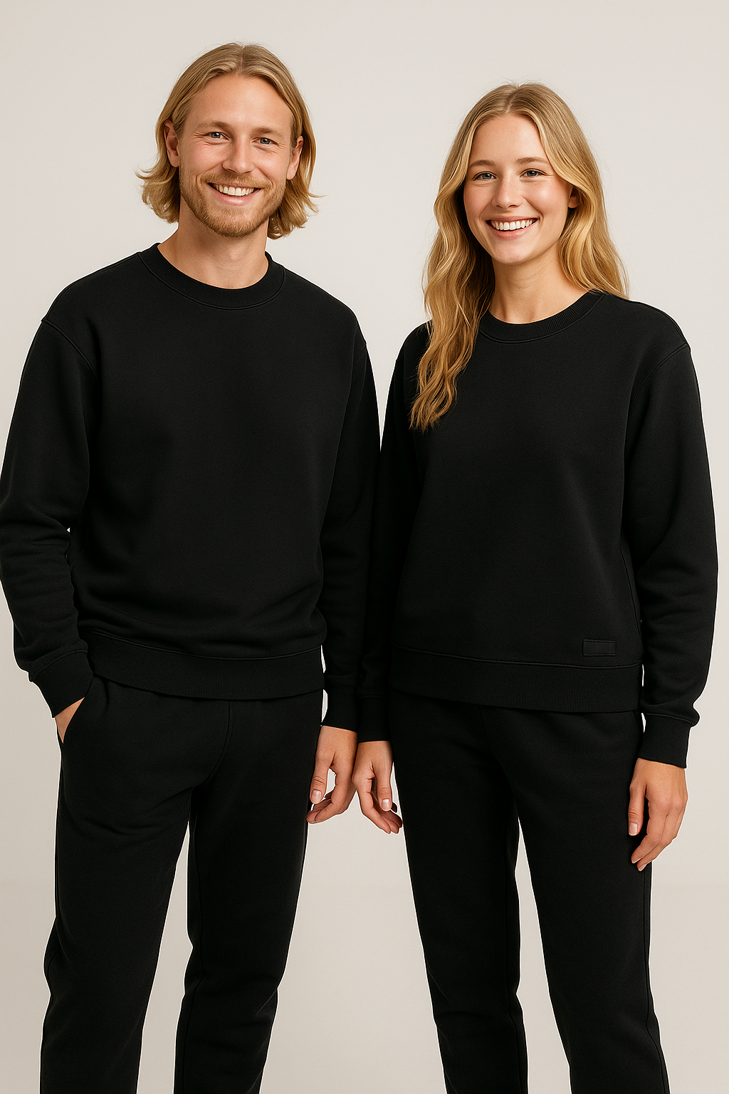 PEPPER UNISEX Dream Elastic Black džemperis