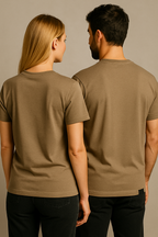 PEPPER UNISEX Active Camel marškinėliai