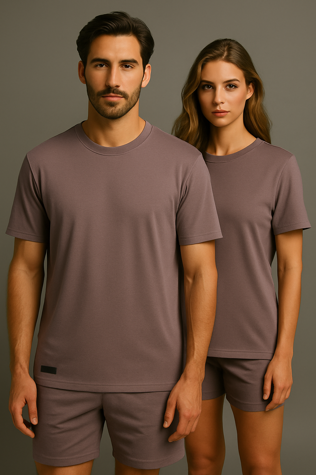 PEPPER UNISEX Daily Fit Levander Wood bamboo marškinėliai