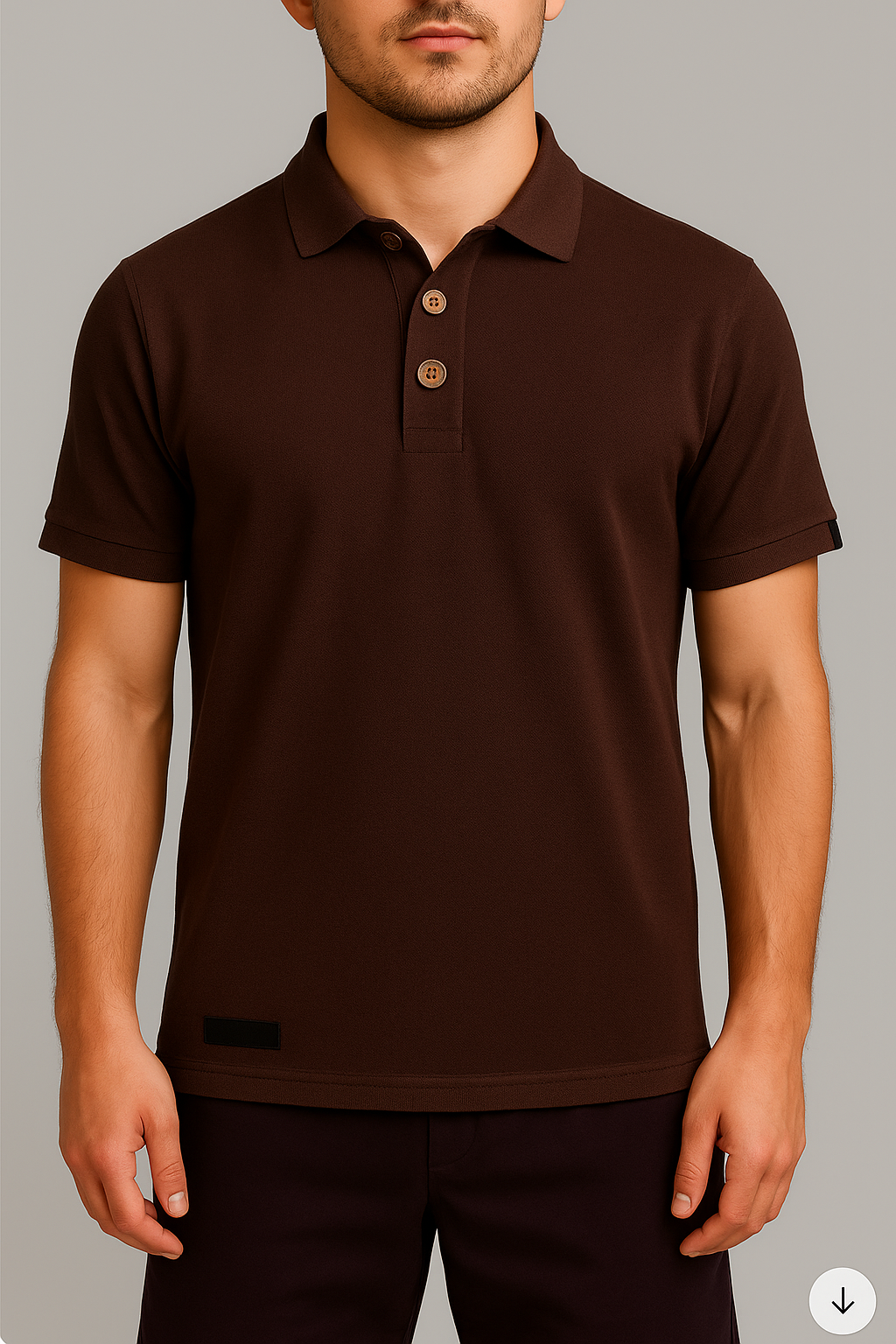 PEPPER Chocolate Special Edition Pique polo marškinėliai vyrams