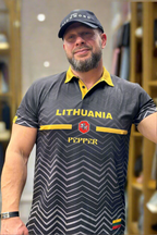 PEPPER LITHUANIA kvepuojantys polo marškinėliai su užtrauktuku vyrams