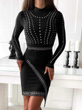 Lumina black dress for women