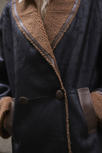 Gioya&amp;co brown coat for women