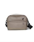 RAINS UNISEX BOX BAG Taupe shoulder bag