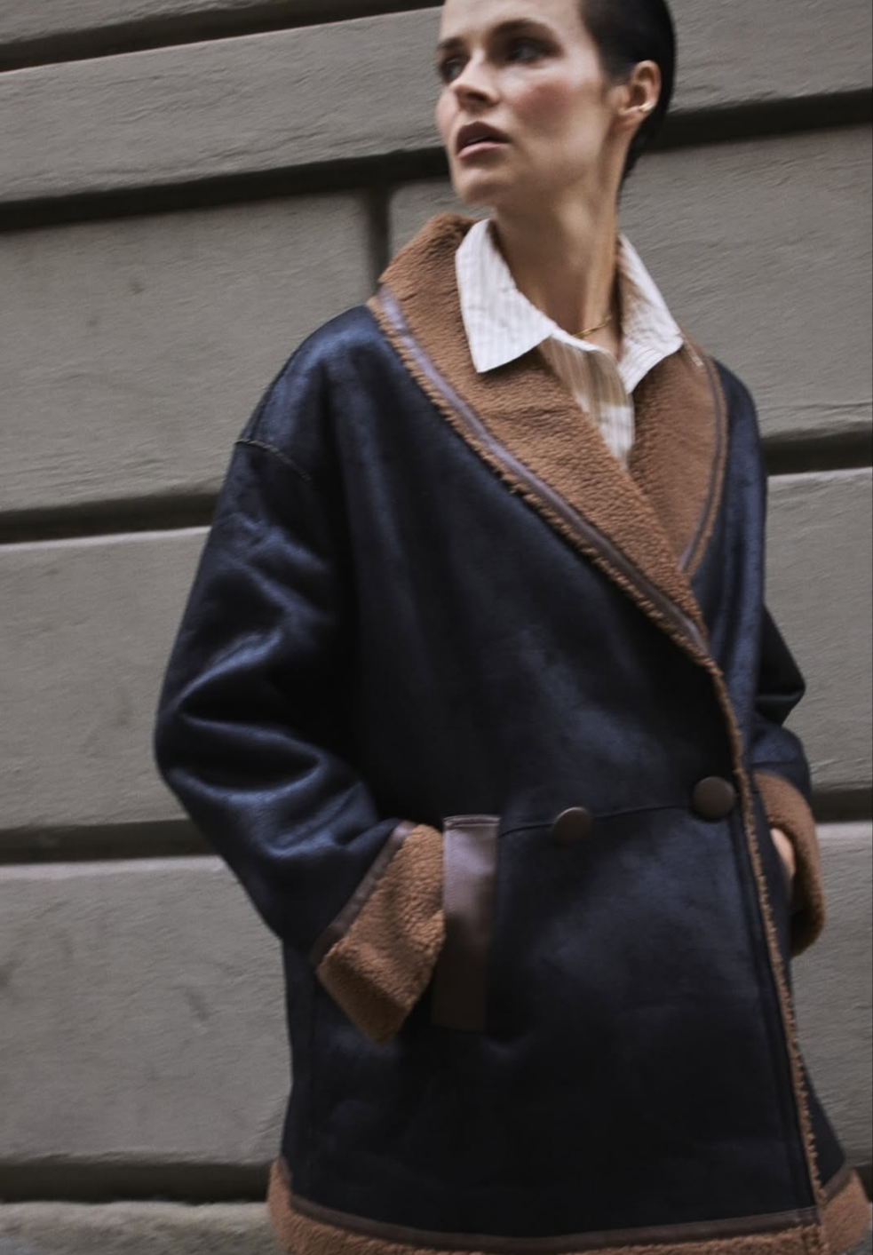 Gioya&amp;co brown coat for women