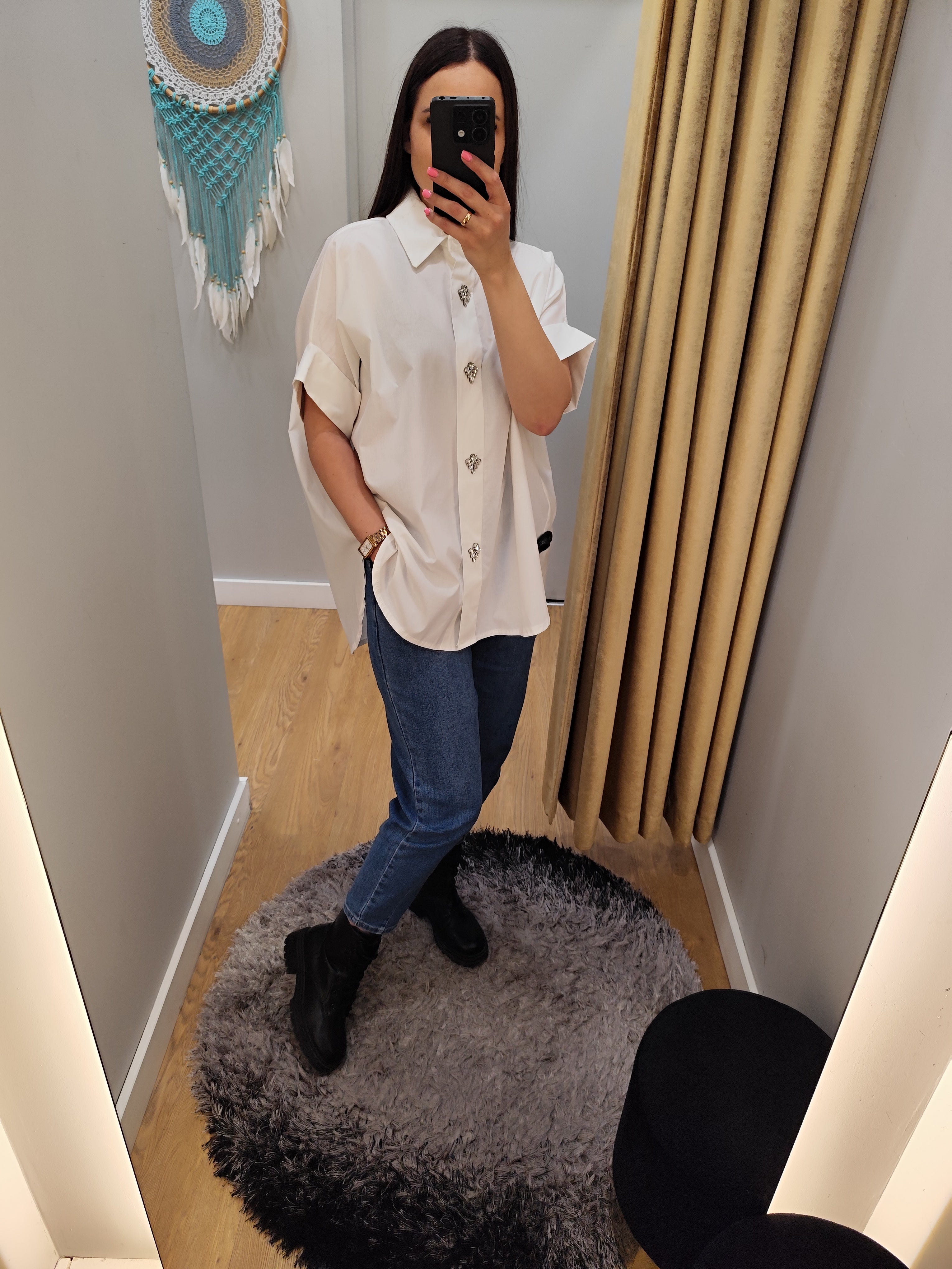 Altamira balti marškiniai moterims