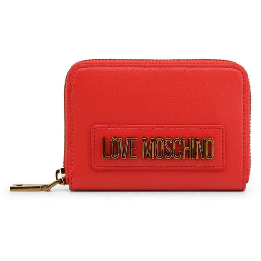 LOVE MOSCHINO raudona piniginė