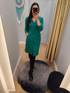 MODERN LINE žalia suknelė moterims