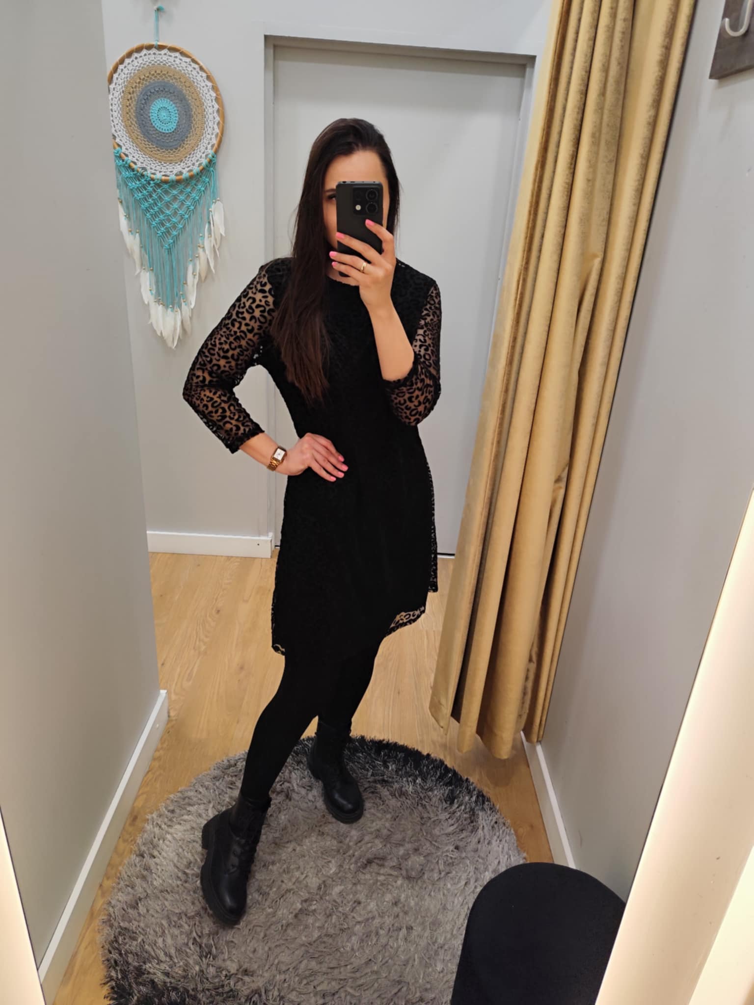 PAULA black dress for women