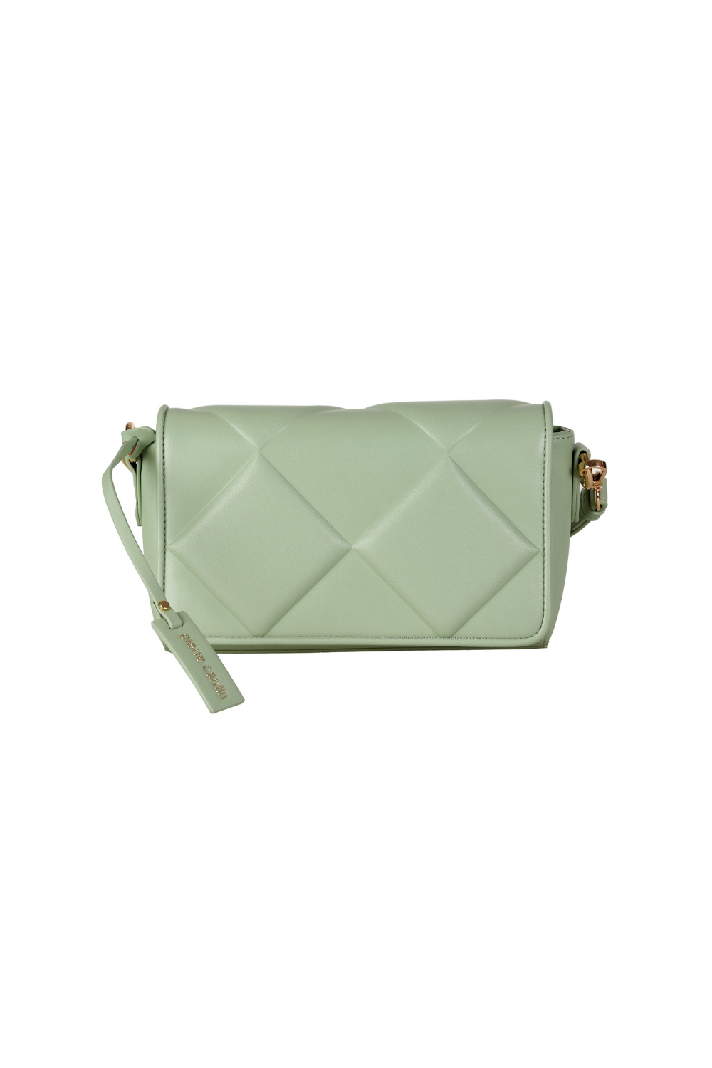 Pierre Cardin eco-leather green shoulder bag for women
