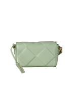 Pierre Cardin eco-leather green shoulder bag for women