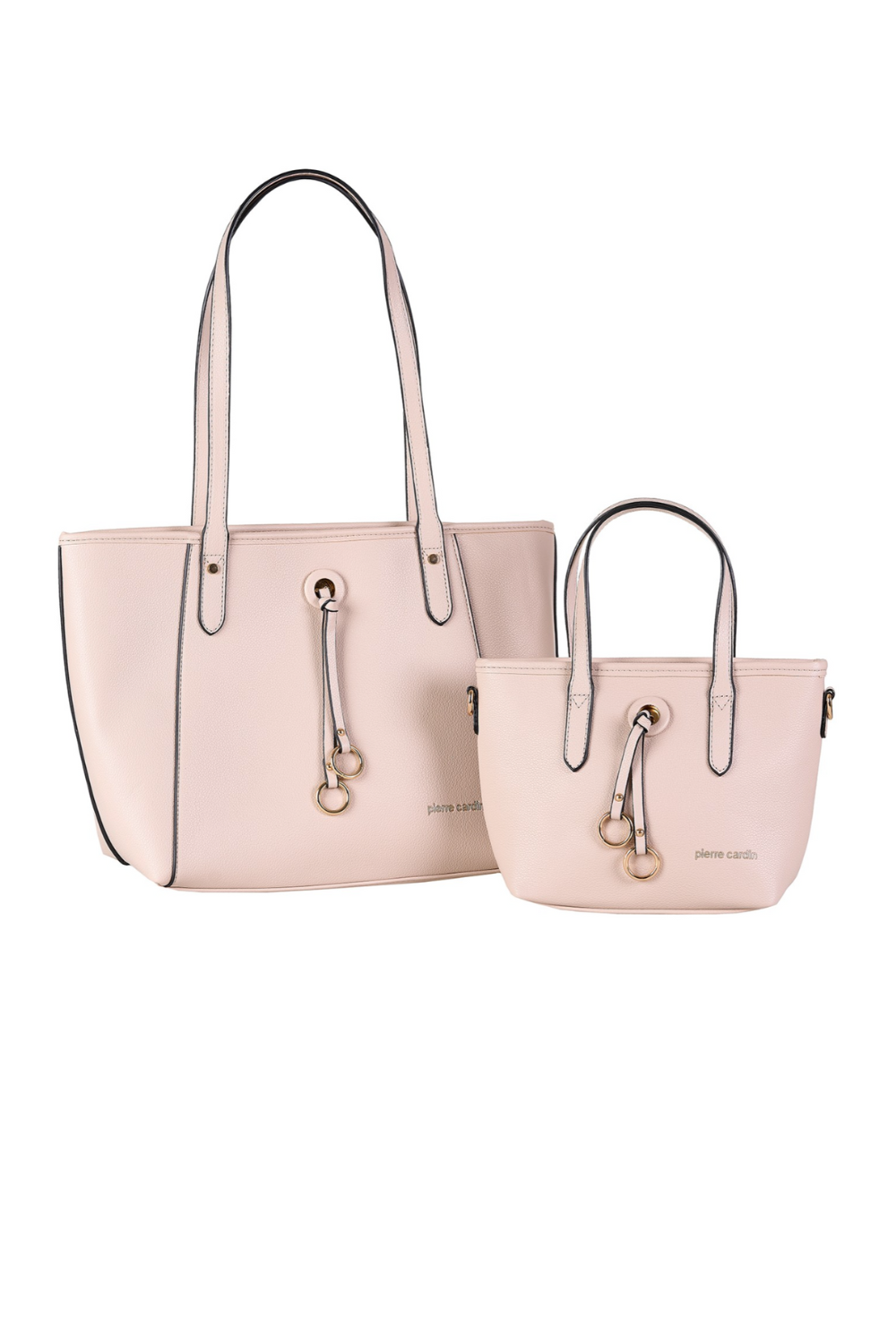 Pierre Cardin eco leather beige handbag for women